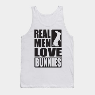 Real men love bunnies Tank Top